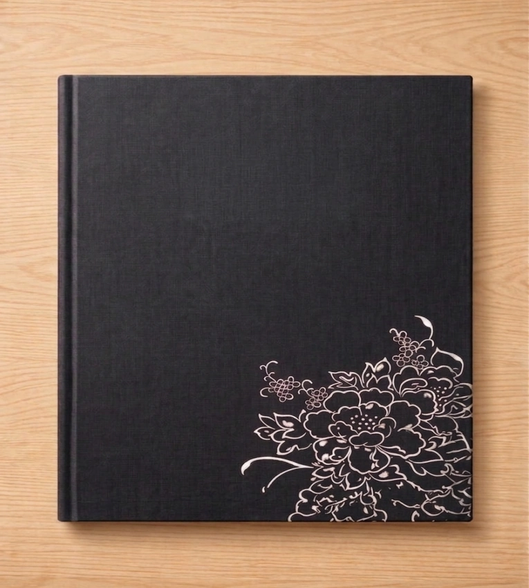 Porte-menu A4 Premium 14 Vues en Similicuir – Gris Cendré Élégant